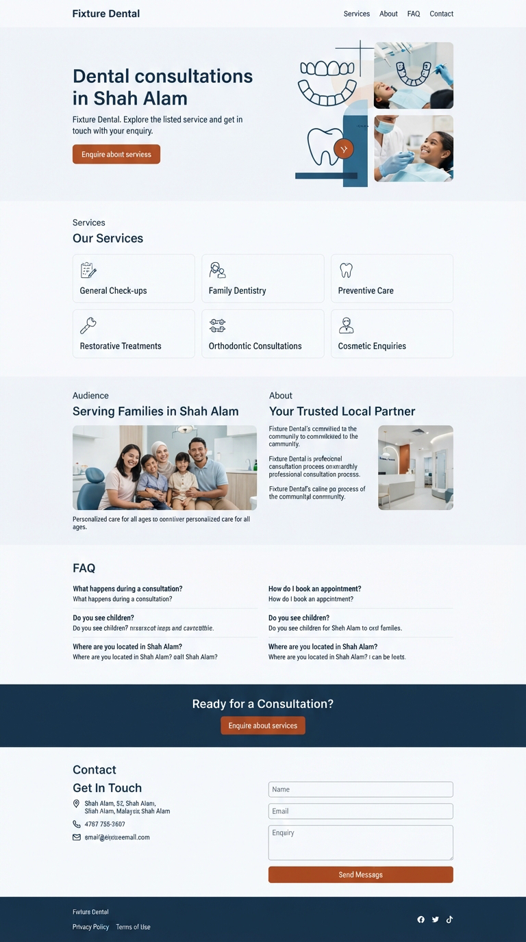Klinik Seri website visual reference